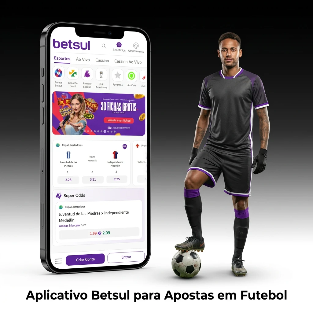 Aplicativo Betsul para Apostas em Futebol