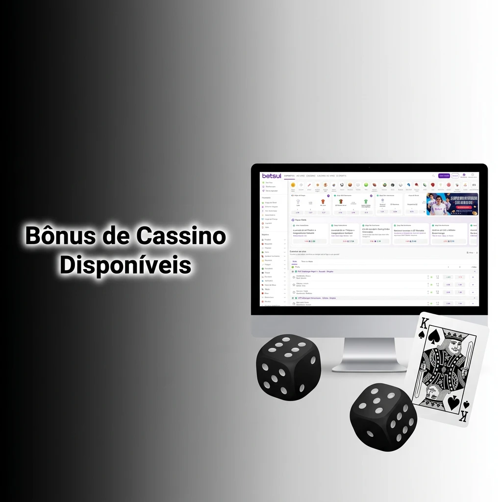 Bônus de Cassino Disponíveis