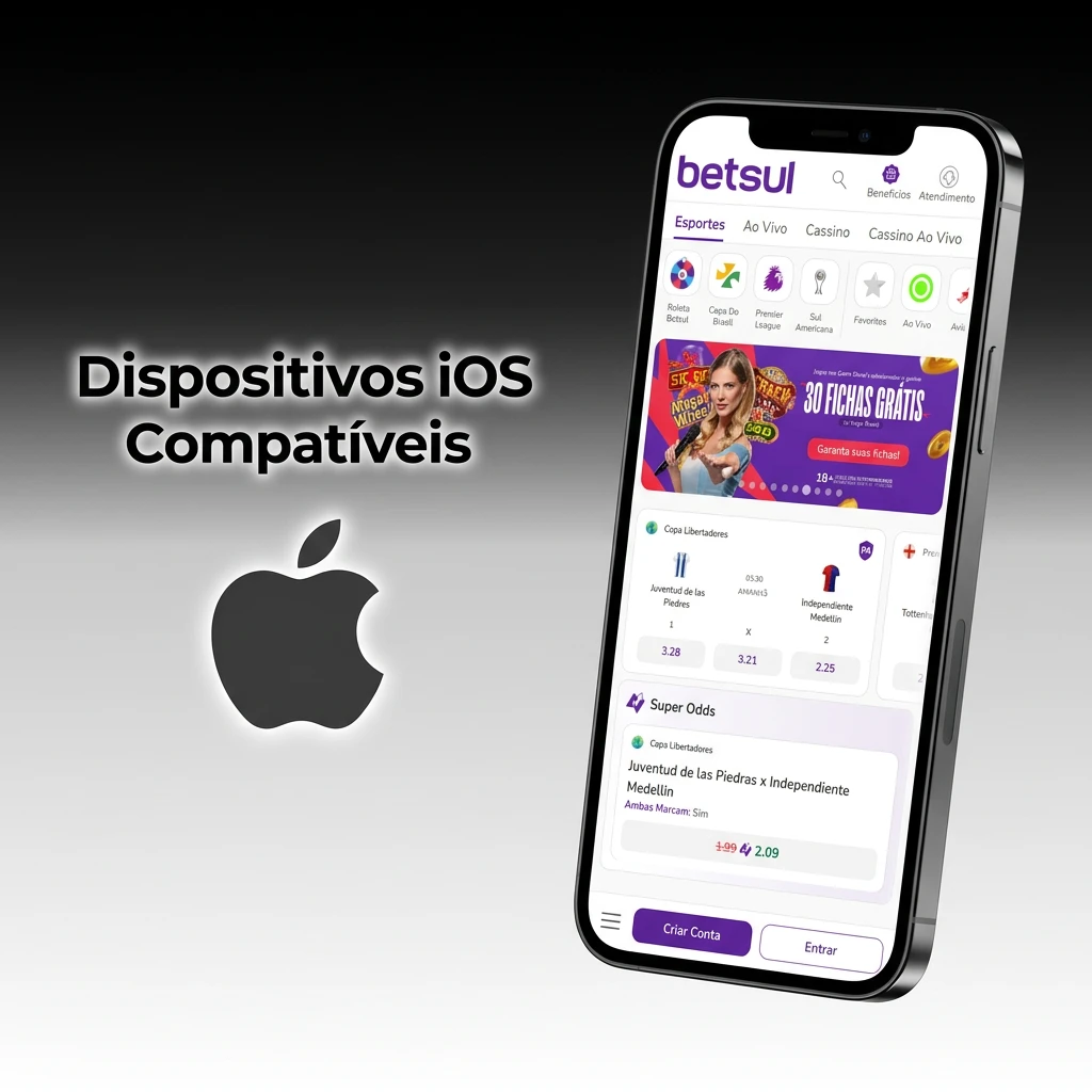 Dispositivos iOS Compatíveis