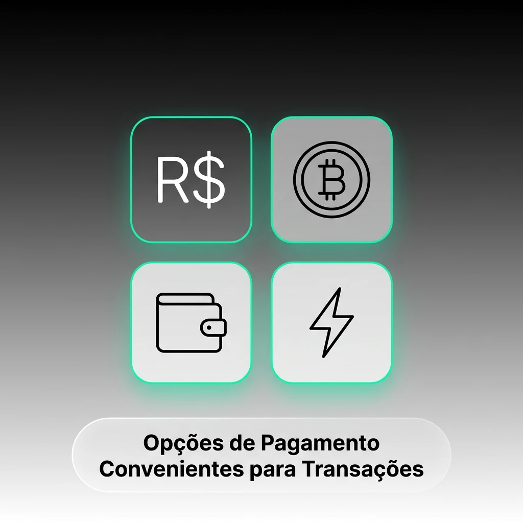 Opções de Pagamento Convenientes para Transações