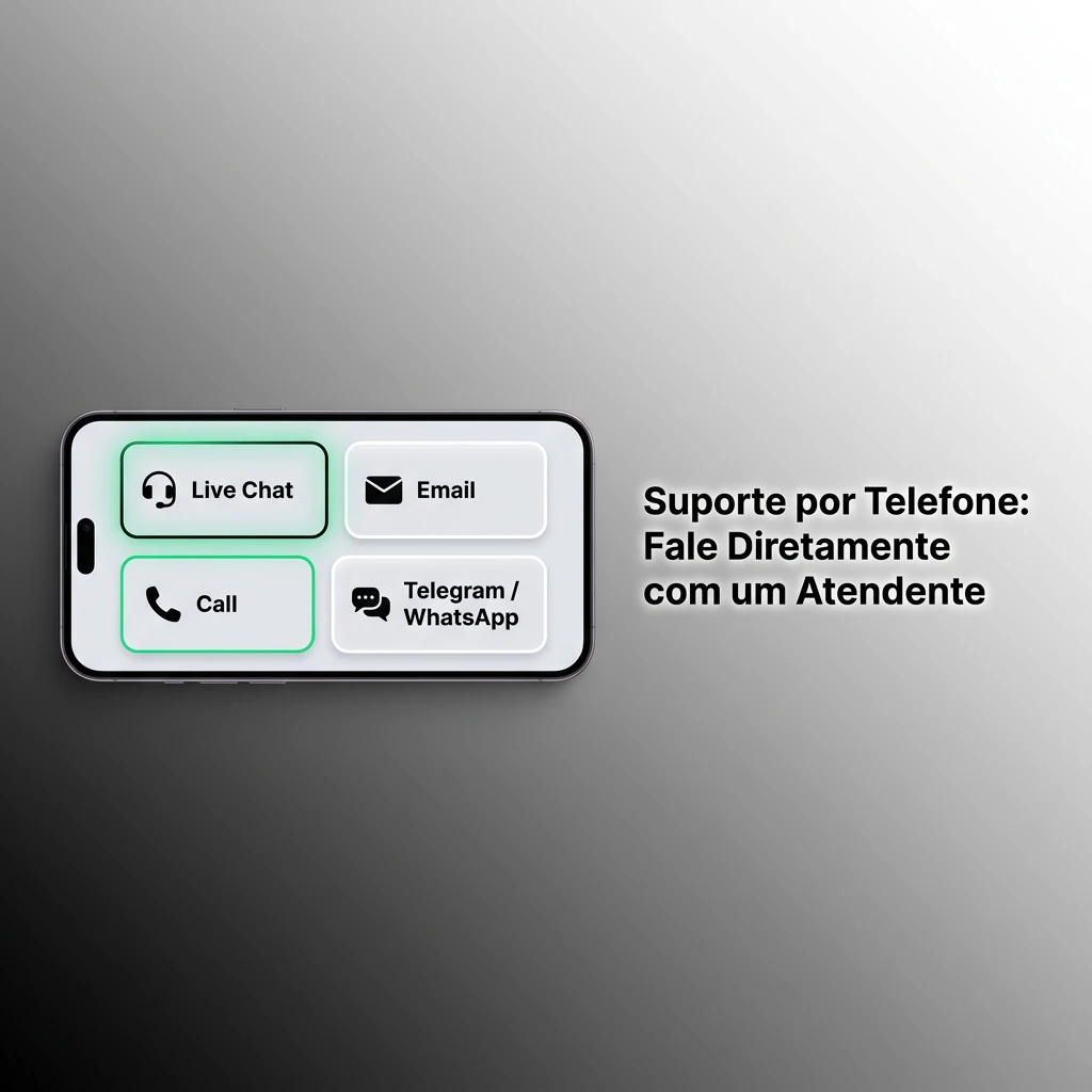 Suporte por Telefone: Fale Diretamente com um Atendente