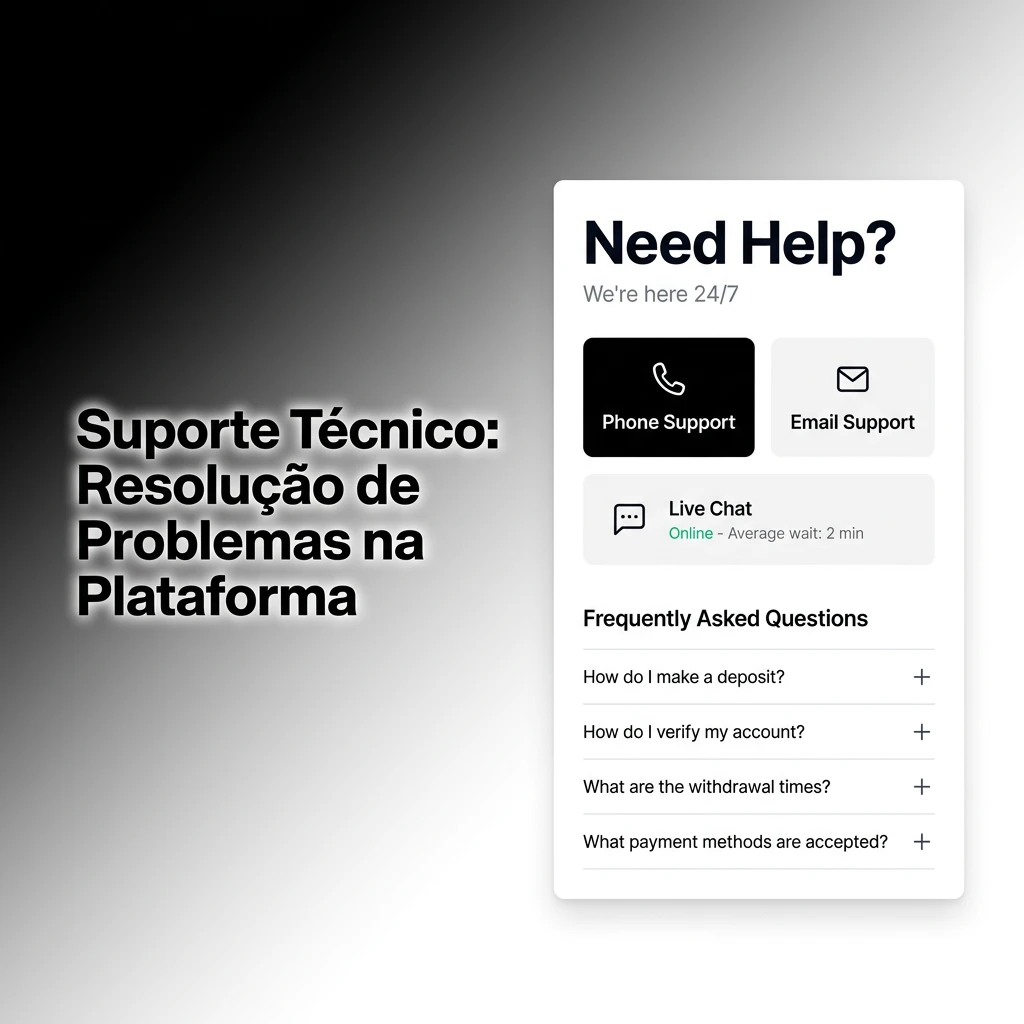 Suporte Técnico: Resolução de Problemas na Plataforma