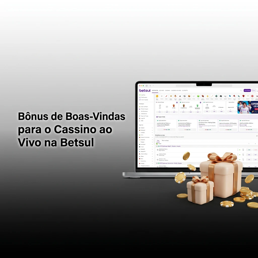 Bônus de Boas-Vindas para o Cassino ao Vivo na Betsul