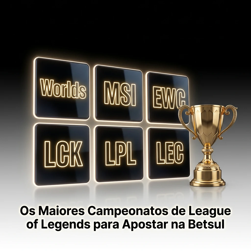 Os Maiores Campeonatos de League of Legends para Apostar na Betsul