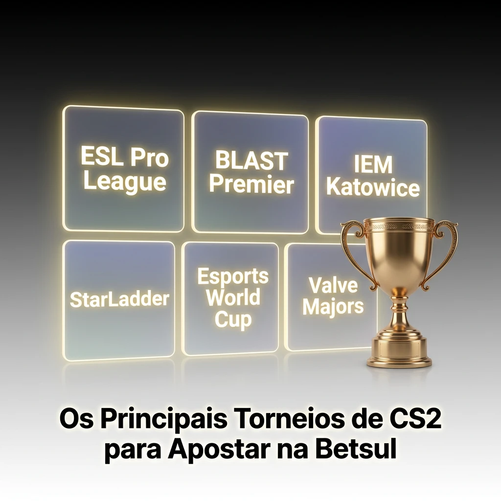 Os Principais Torneios de CS2 para Apostar na Betsul
