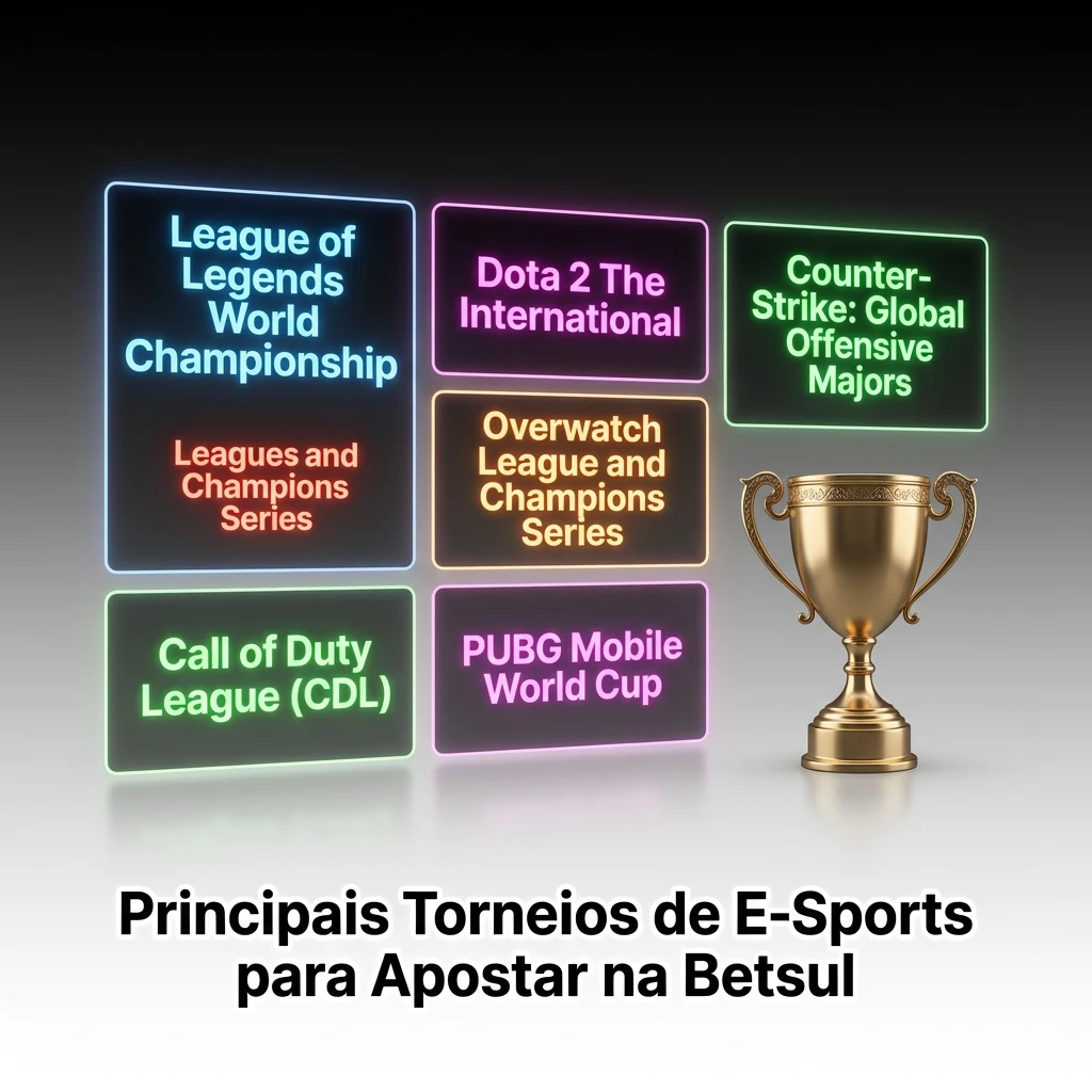 Principais Torneios de E-Sports para Apostar na Betsul