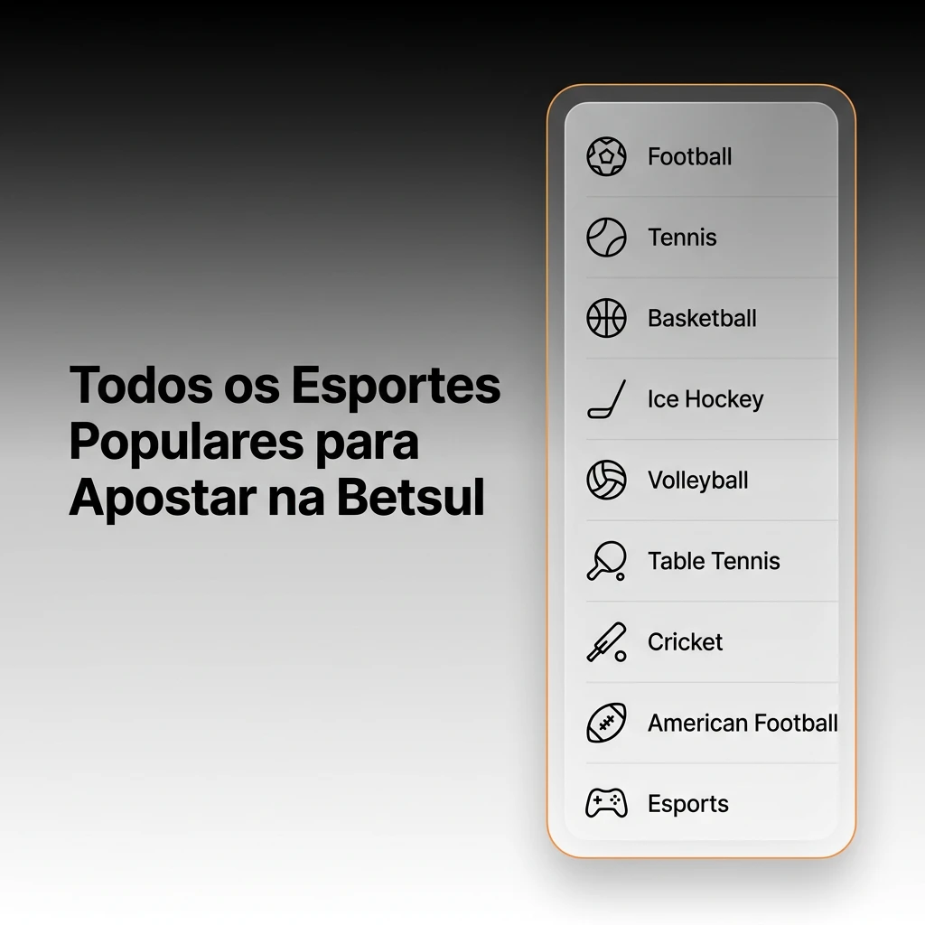 Todos os Esportes Populares para Apostar na Betsul